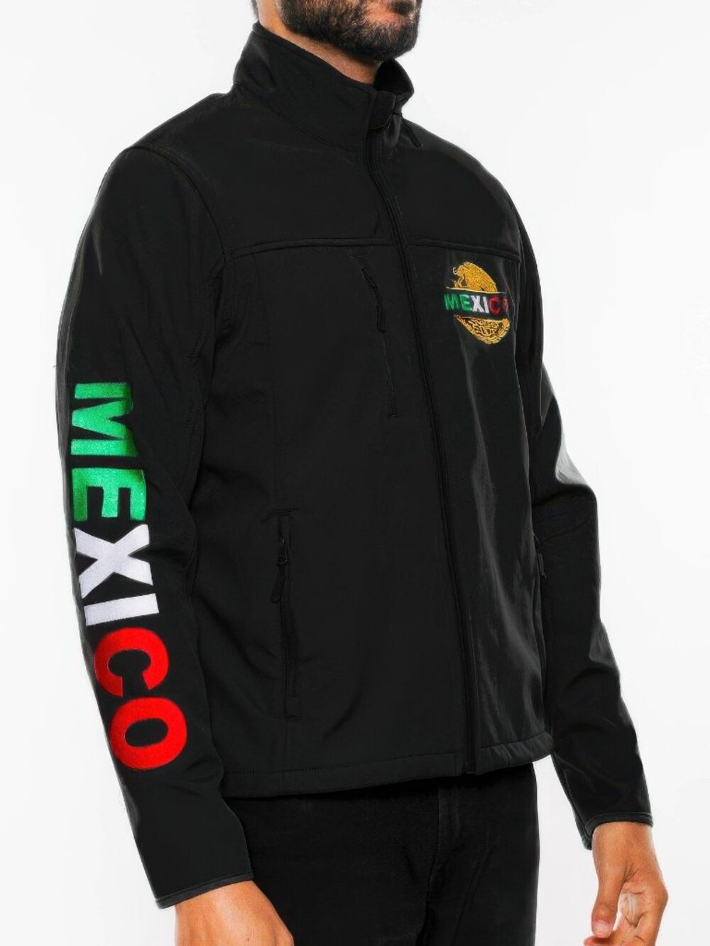 Mexico Embroidered Soft Shell Jacket - Picture 6 of 7